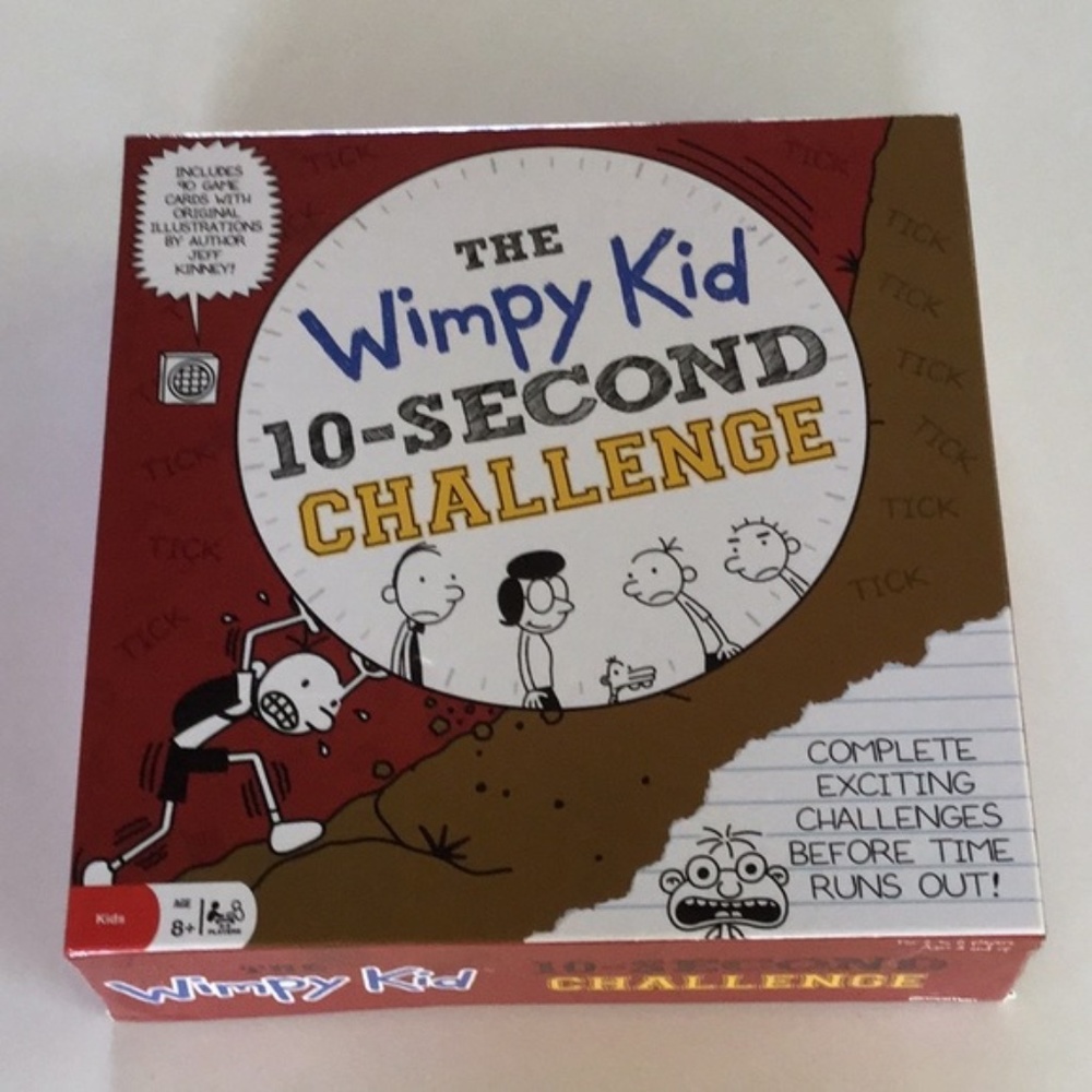 EUC Diary of a Wimpy Kid 10 Second Challenge Board / Family Game Ages 8+